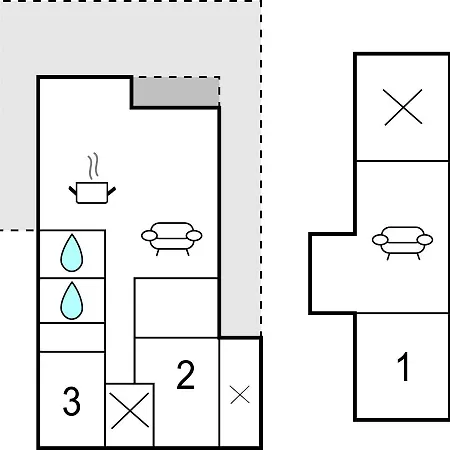 Three-bedroom Holiday In 別荘